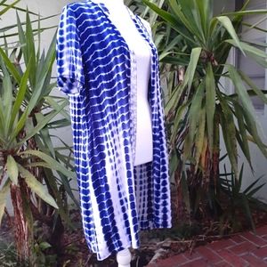 Navy Kimono Cut Out